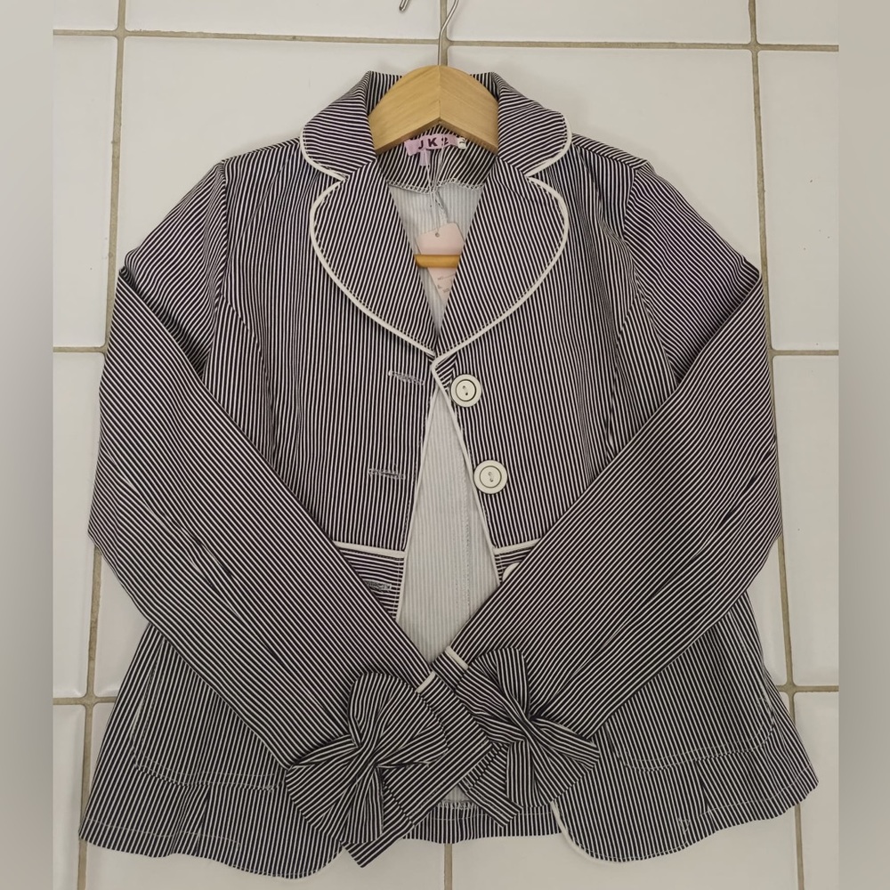 Womens Striped Blazer BNWOT